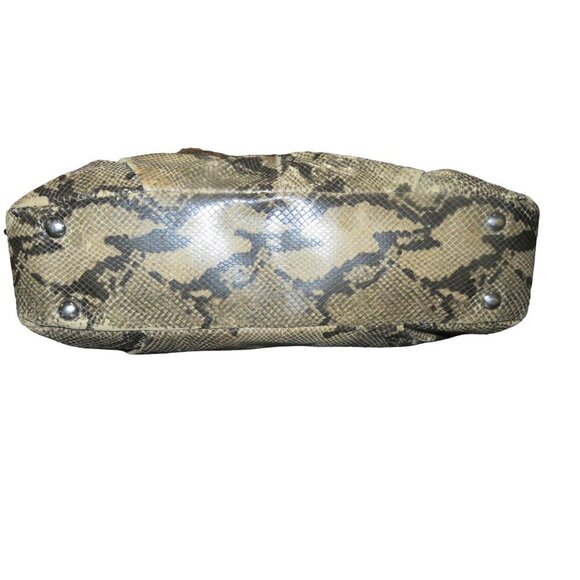 Coach Soho Embossed Python Exotic  Leather Satchel Buckle Strap Snap Closure Car - Picture 5 of 14